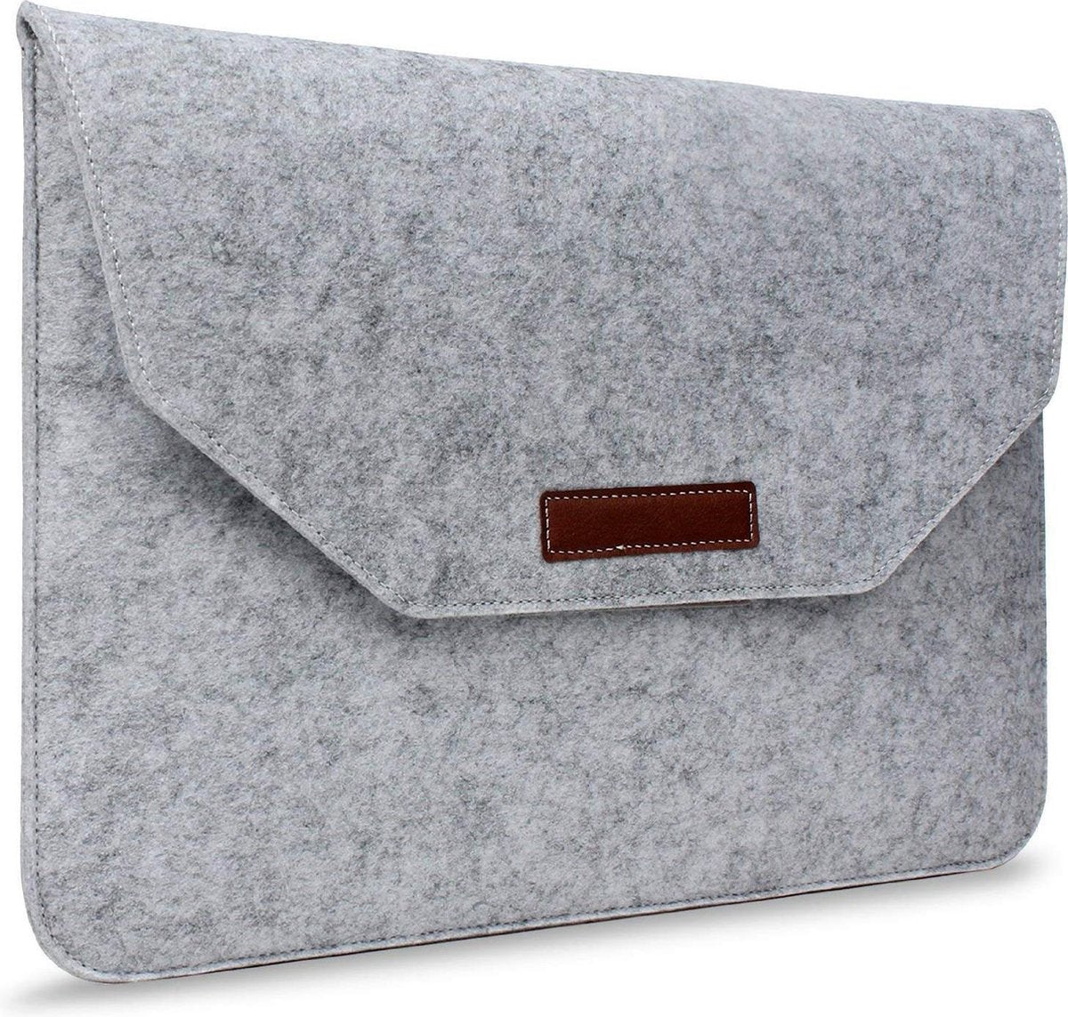 Eyzo Vilten Soft Sleeve Voor de Apple Macbook Air / Pro (Retina) 13 Inch - 13.3" Laptop Case - Bescherming Cover Hoes - Grijs