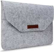 Eyzo Vilten Soft Sleeve Voor de Apple Macbook Air / Pro (Retina) 13 Inch - 13.3" Laptop Case - Bescherming Cover Hoes - Grijs