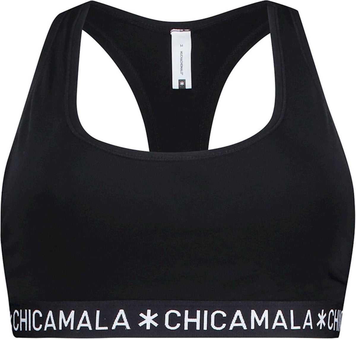 Chicamala - Dames Racer Back Zwart - M