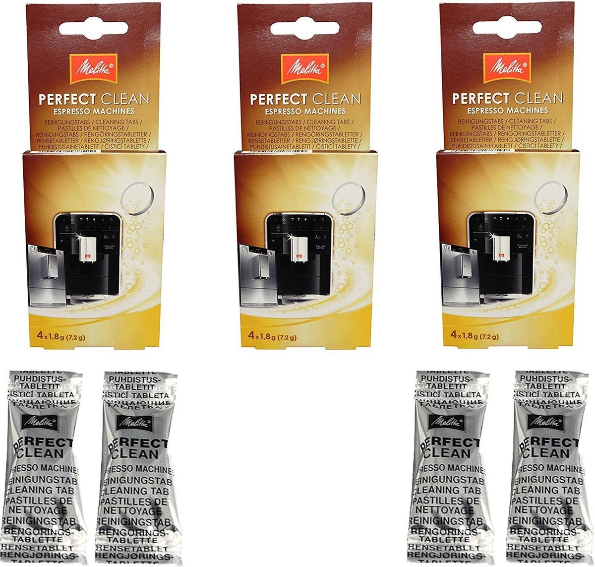 3X Melitta Perfectclean