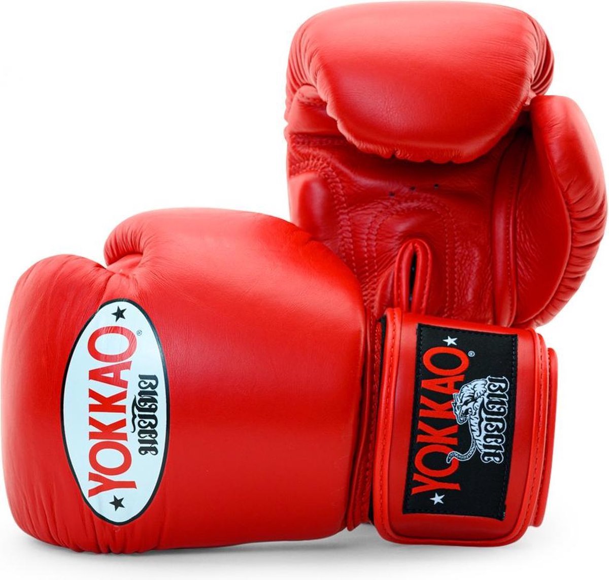 Yokkao Matrix Bokshandschoenen - Leer - Rood - 12 oz