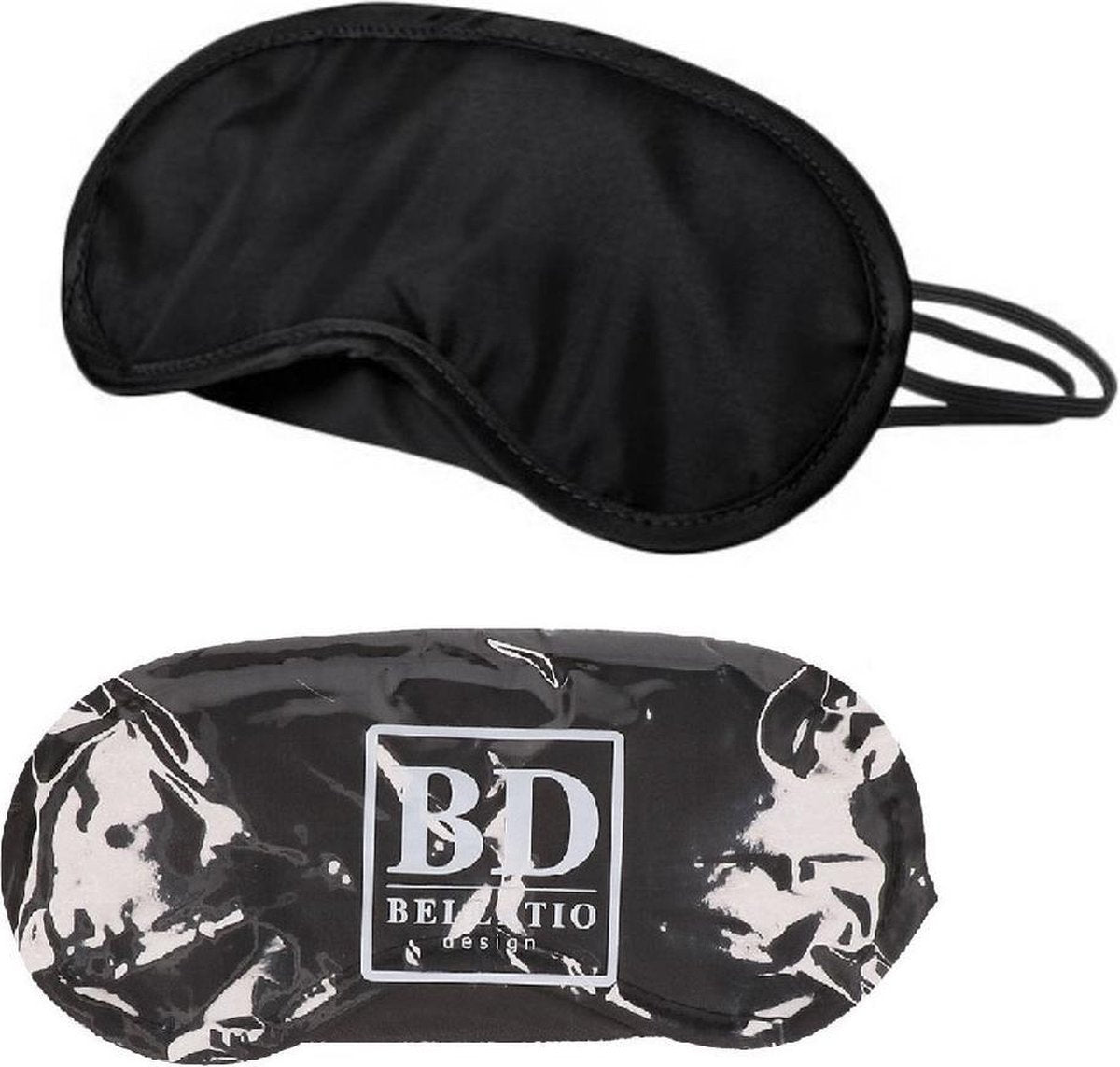 3x Zwart slaapmasker - one size - Bellatio Design