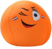 Vdm Anti-stressbal Holland Smiley Knipoog 15 Cm Oranje