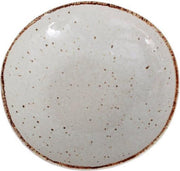 Kitchen trend - servies - Stone creme - amusebord - aardewerk - set van 6 - 15 cm rond