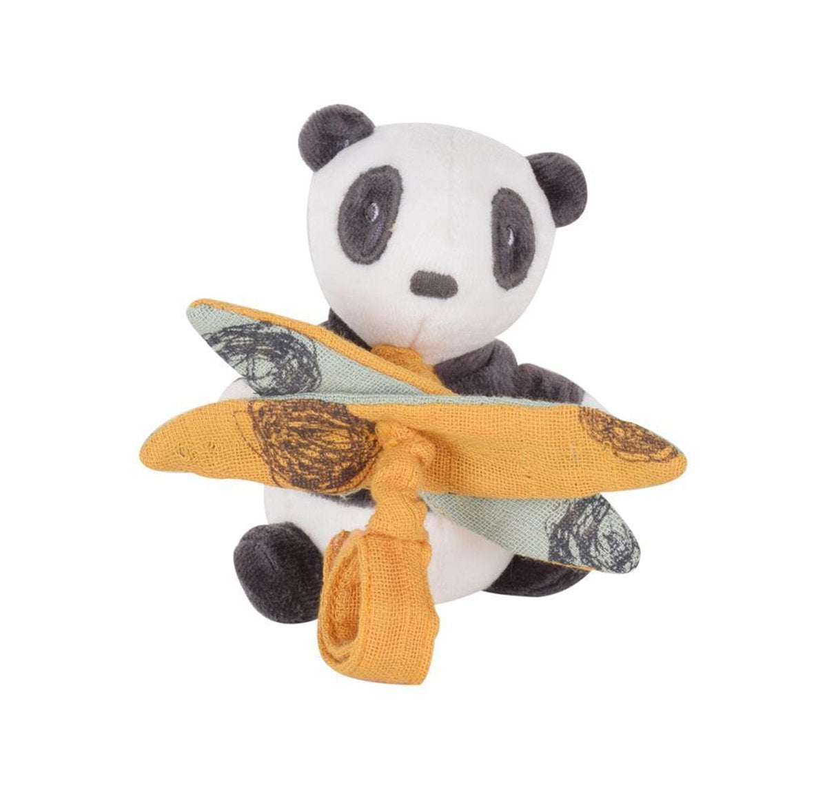 Tikiri Pancha Trilknuffel: Panda 11 Cm Junior Wit/zwart