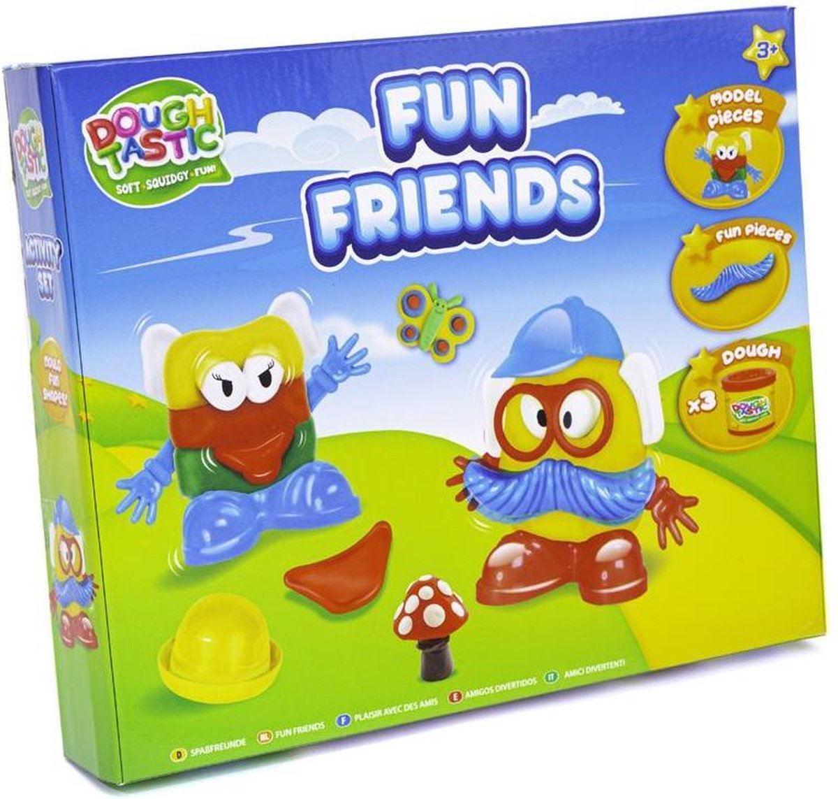 Vrolijke vriendjes klei