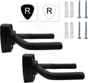 Gitaar muurbeugel | Gitaar wandbeugel | 2-PACK | INCLUSIEF PLECTRUMS