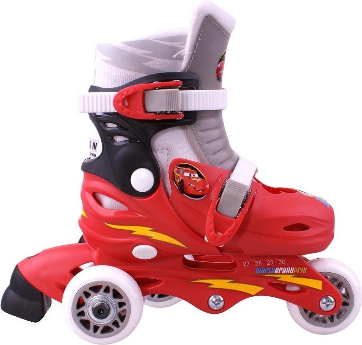 Disney Inlineskates Cars Jongens Rood Maat 27/30