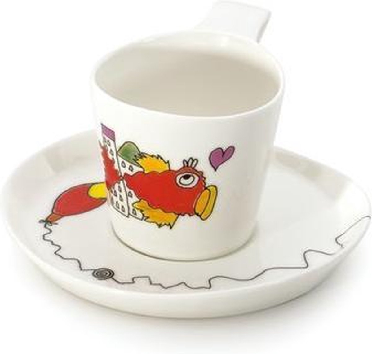 BergHOFF espressotas met schoteltje Codriez design - 2 stuks