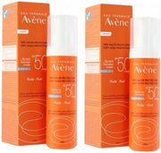 Avène Zon Fluide Zeer Hoge Bescherming Zonder Parfum SPF50+ 2x50ml