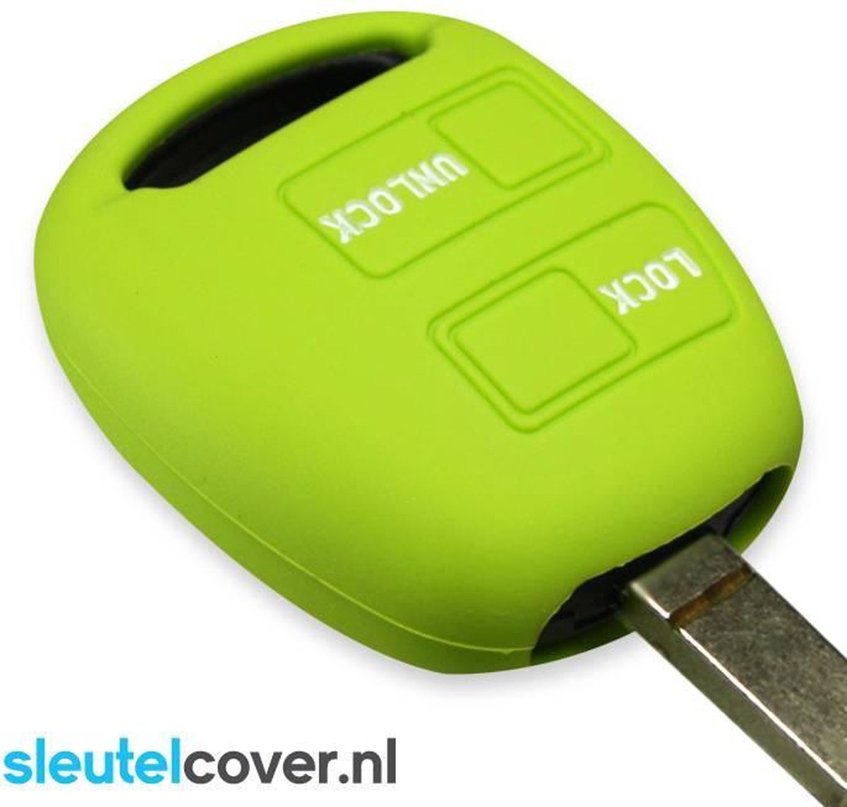 Lexus SleutelCover - Lime groen / Silicone sleutelhoesje / beschermhoesje autosleutel