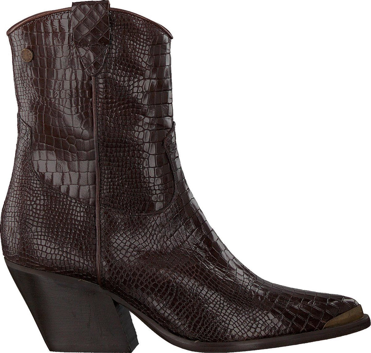 Notre-V Al367 Enkellaarsjes - Enkelboots - Dames - Bruin - Maat 40