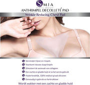Simia™ Anti Rimpel Beauty Pad - Decolleté - Herbruikbaar anti aging siliconen pad tegen lijntjes en slaaprimpels
