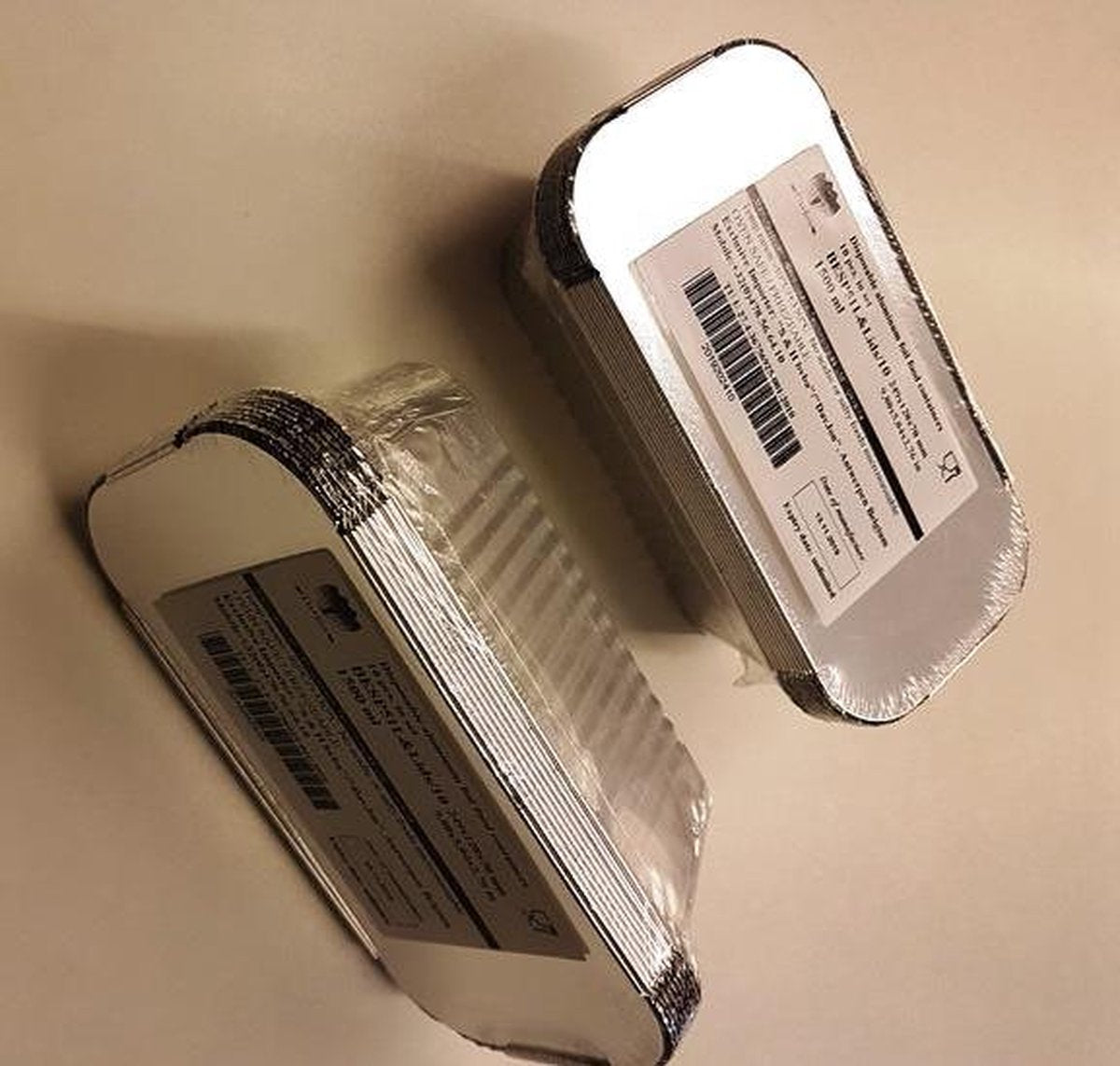 Aluminium wegwerp bak 1