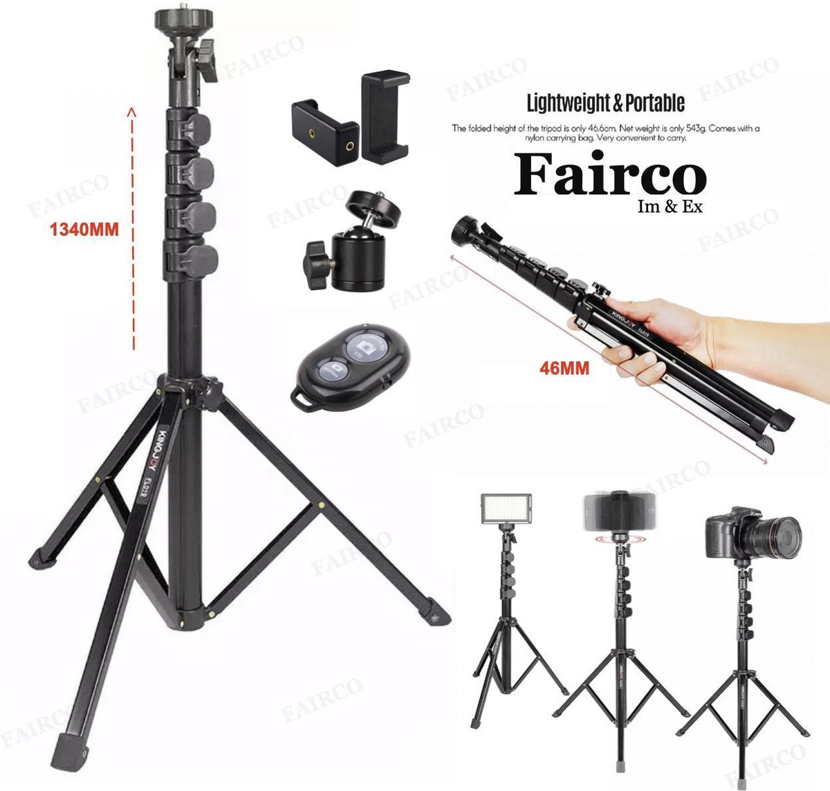 Statief 147Cm Voor Smartphone