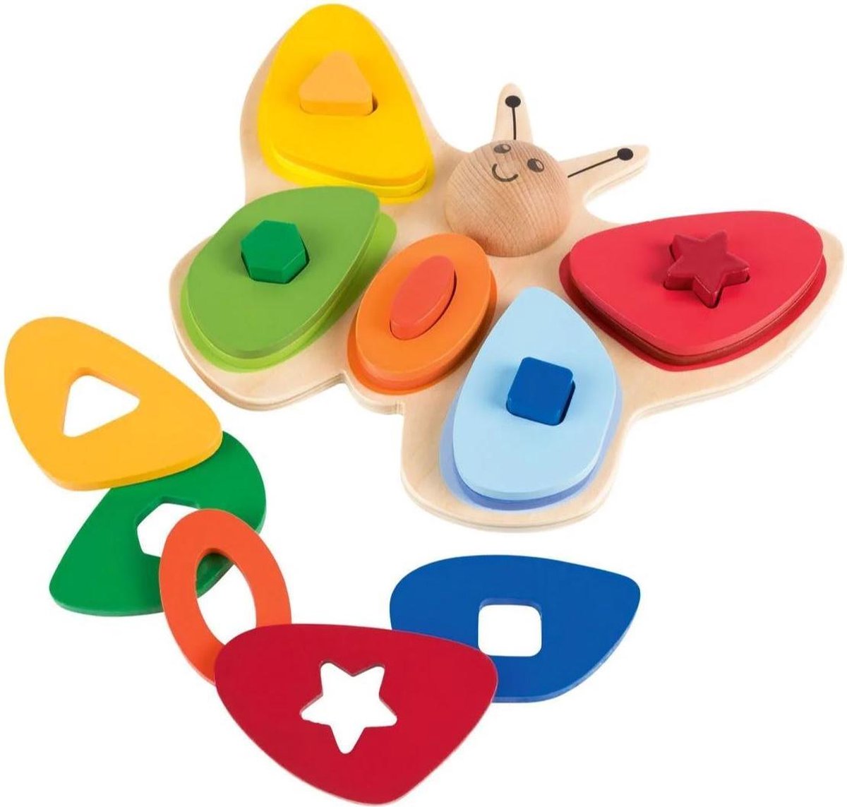 PLAYTIVE - Houten speelgoed Vlinder - 23