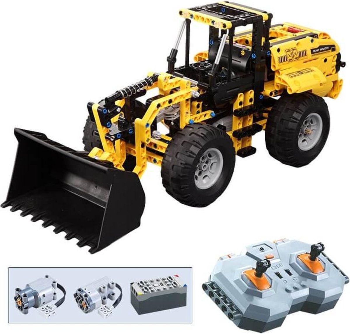 Cadabricks bouwset - Bestuurbare bulldozer