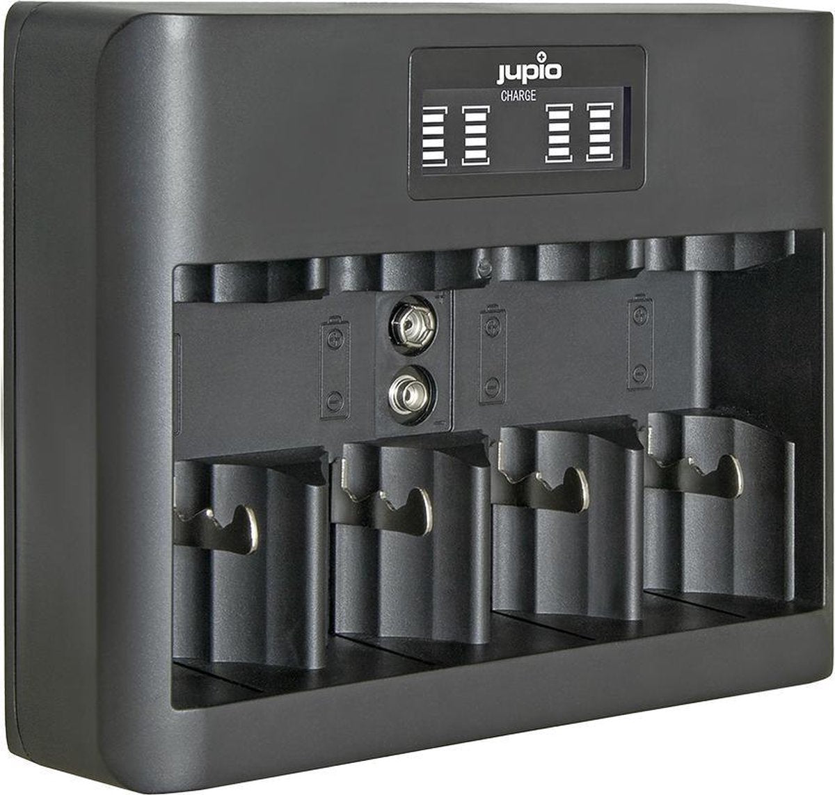 Jupio USB All-In-One Charger (AA/AAA/C/D/9V) LCD