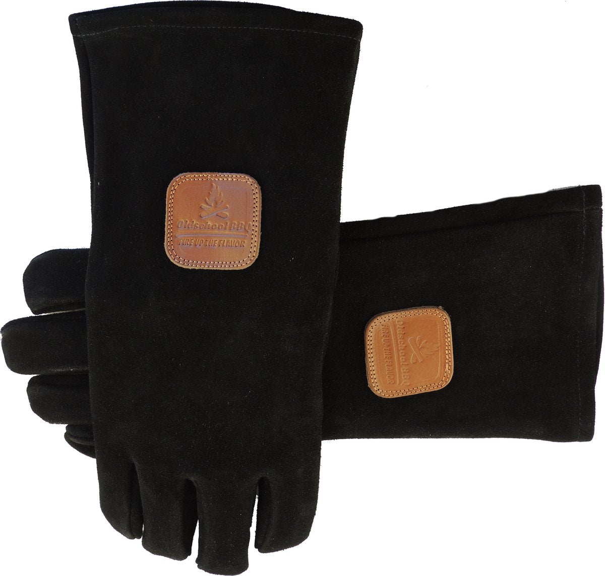 OldschoolBBQ BBQ handschoenen Heavy Duty leder