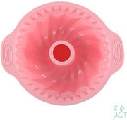 ZijTak - Spiraal bakvorm - Tulband - Tulbandvorm - Silicone - Roze