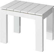 Morris side table 50x40 cm alu white