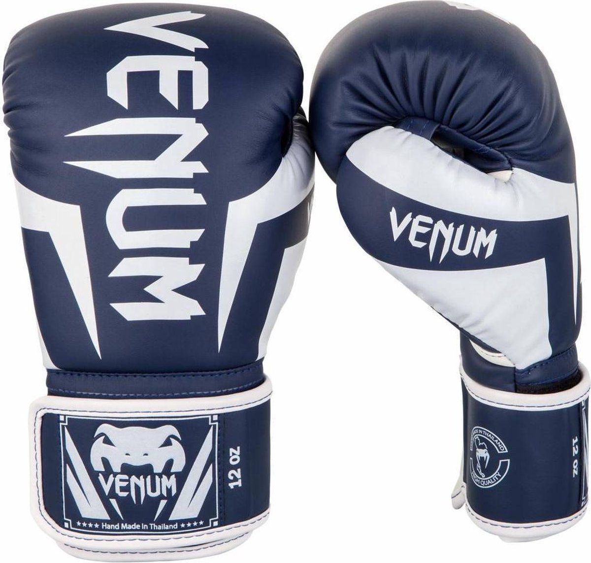 Venum Bokshandschoenen Elite Navy Blauw Wit 12 OZ