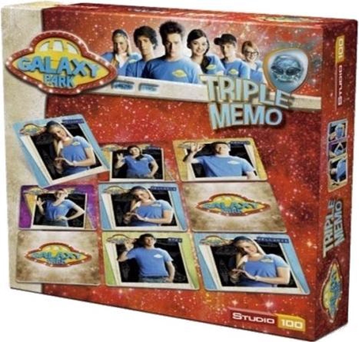 Geheugenspel Triple Memo - Galaxy Park - Geheugenspel - Kinderen - 20 x 20 x 4 cm