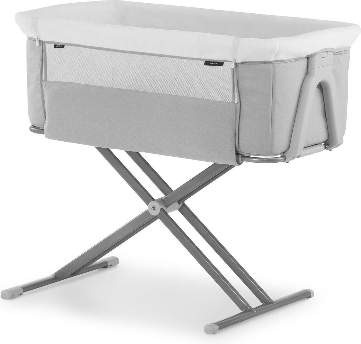 Hauck Face to Me 2 Co-Sleeper - Melange Grey