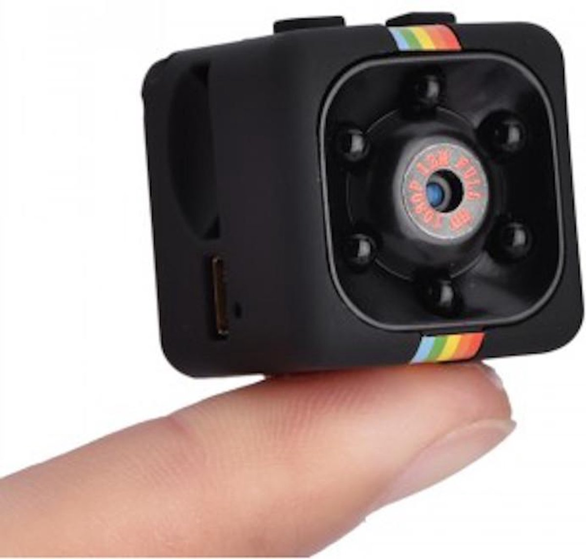 Mini DV camera - SQ11 - zwart - aansluitbaar op tv