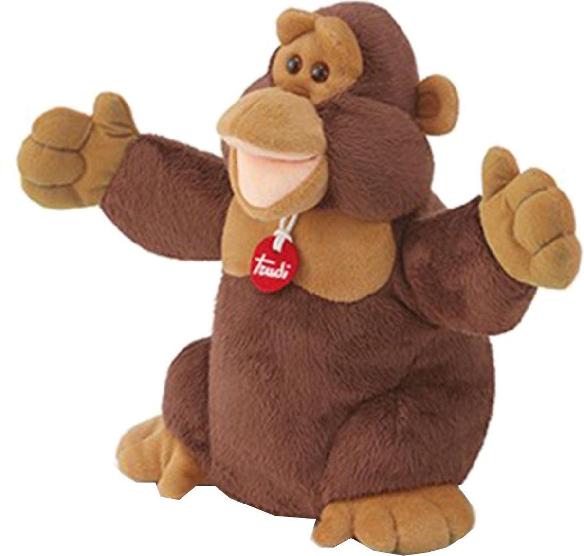 Trudi Handpop Gorilla 35 Cm Bruin