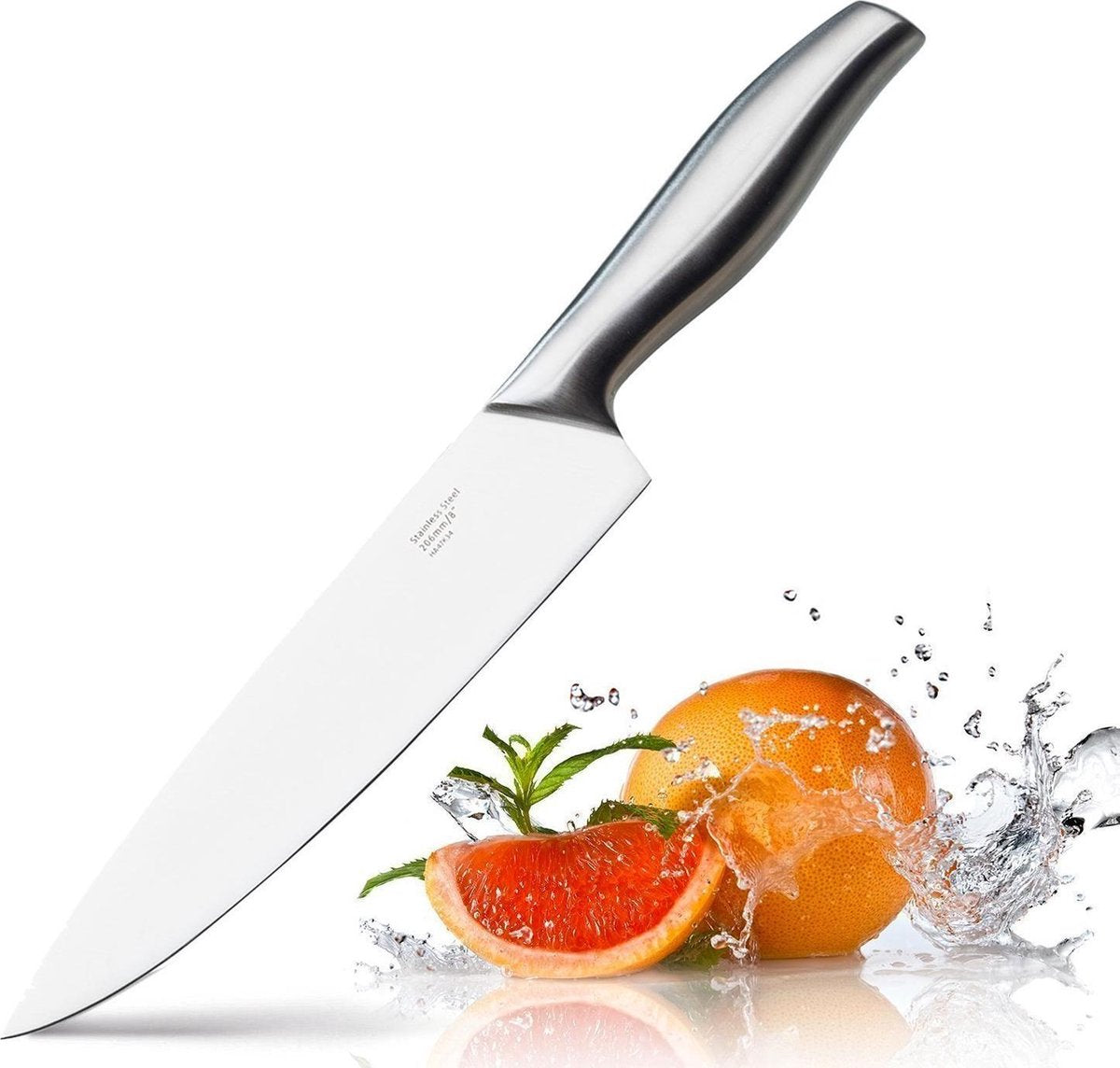 Topkwaliteit ARZBERG koksmes |RVS | Chief Knife | lengte 33.5 cm | gesmeed uit 1 stuk