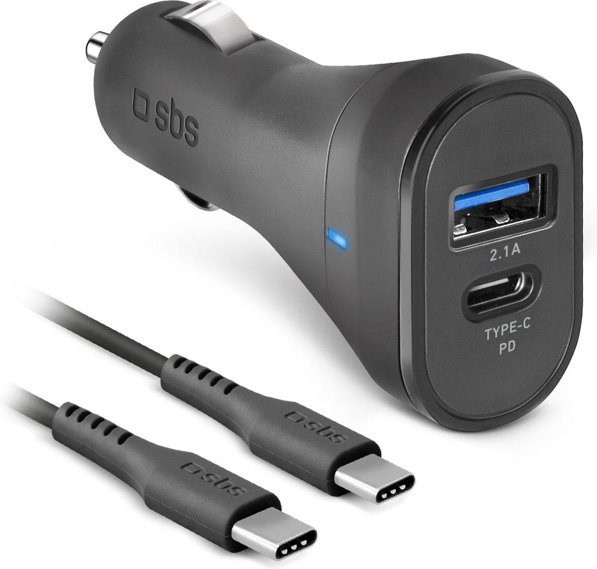 SBS 18W Type-C car charger kit