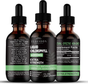 Terraboa chlorophyll - Vloeibaar Chlorofyl - chlorophyll - Immuunsysteem versterken - Chlorella  - Superfood - Gua Sha - Antioxidanten - Natuurlijke detox - Plantaardig - 60ml