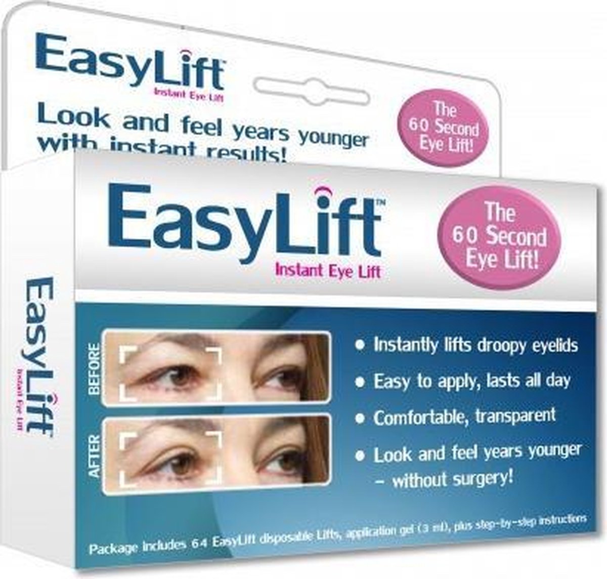 Easy Lift Ooglitstickers Ooglidtape Ooglidstickers - Lift je oogleden zonder operatie - Tegen hangende ogen