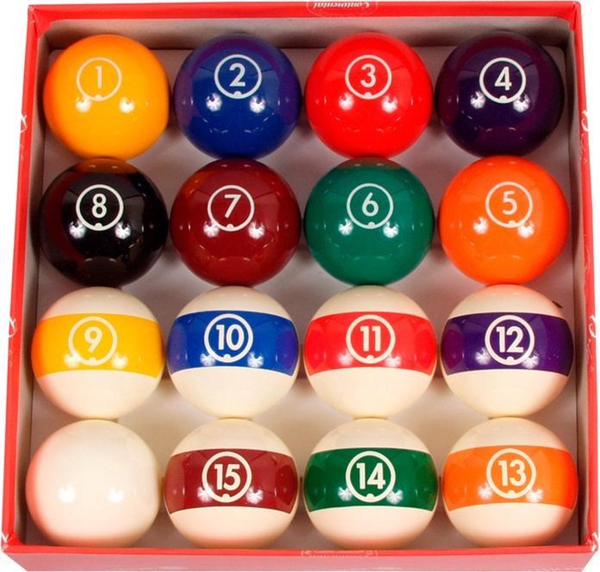 Pool ballen set Aramith 48.0mm Continental