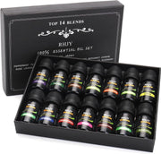 Etherische essentiële oliën voor geurverspreider of aromadiffuser - 14 stuks