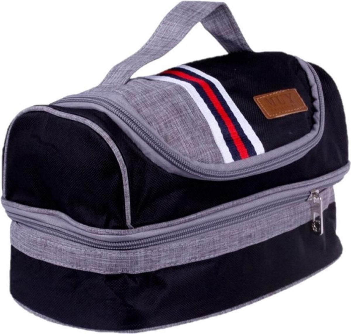Kleine koeltas voor lunch zwart 24 x 15 x 15 cm 5.4 liter - Koeltassen
