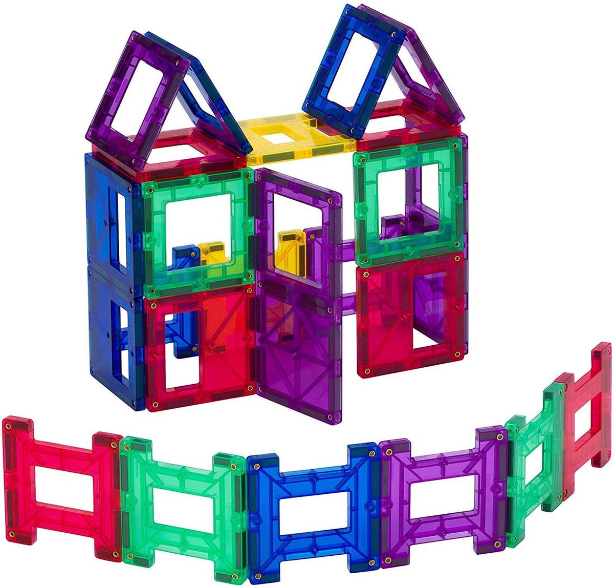 Playmags 3D Magnetische Tegels Accessory Set - 24 Delige