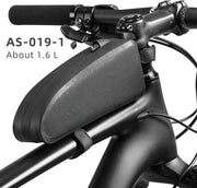 Baymate Fietstas Waterdichte Fietsen Top Voorbuis Frame Tas Grote Capaciteit MTB Road Fietstas Zwart Fietsaccessoires AS-019-1 1.6L