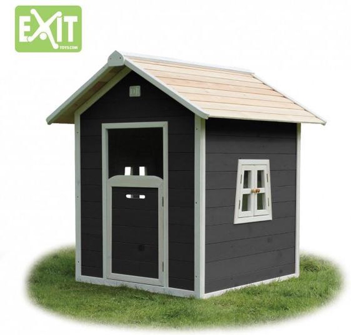 Speelhuis EXIT Beach 100 Houten speelhuisje  zwart - Limited Edition