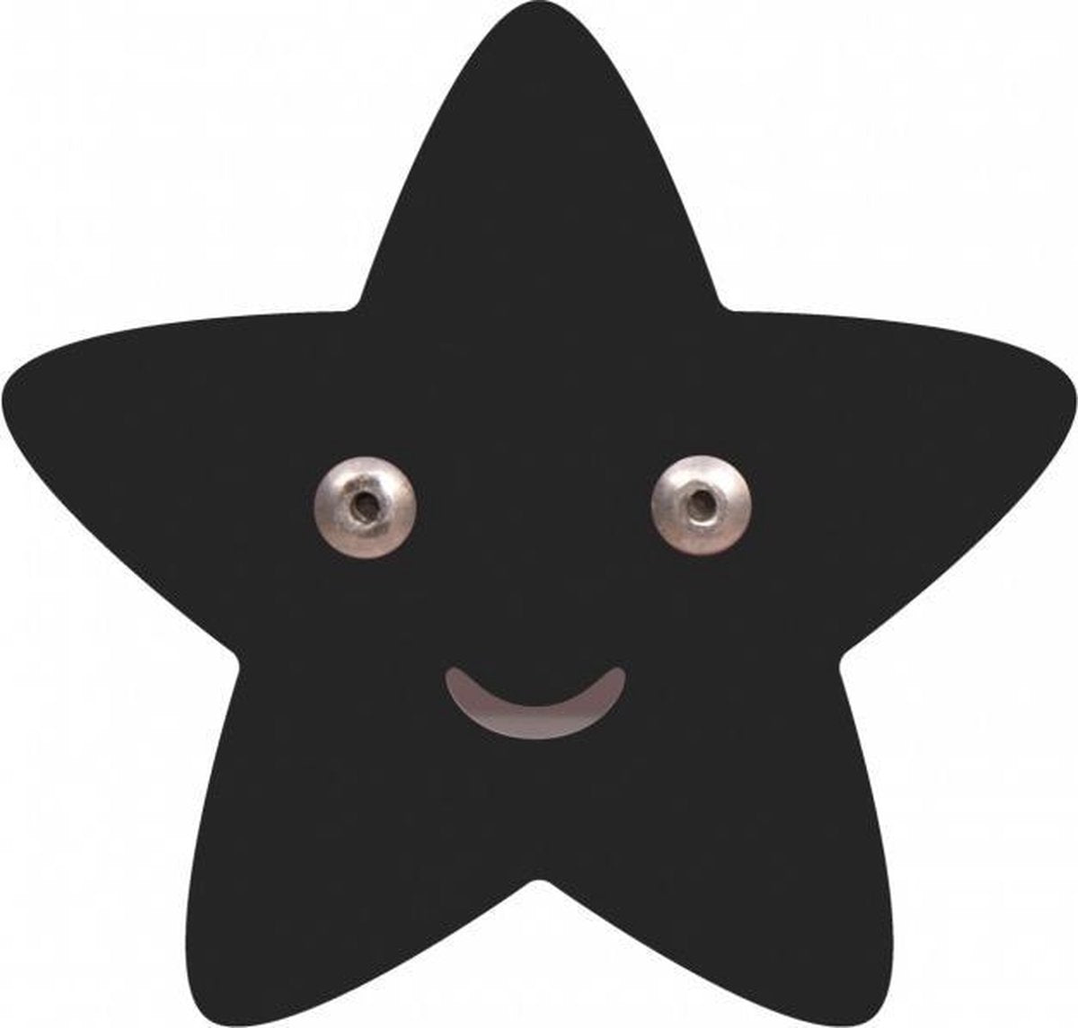Roommate Star Muurhaak Black