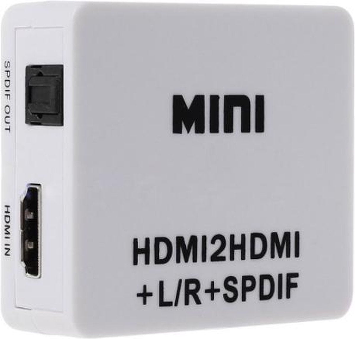 Coretek HDMI naar stereo en 5.1 audio extractor - HDMI 1.4 (4K 30Hz) / zwart