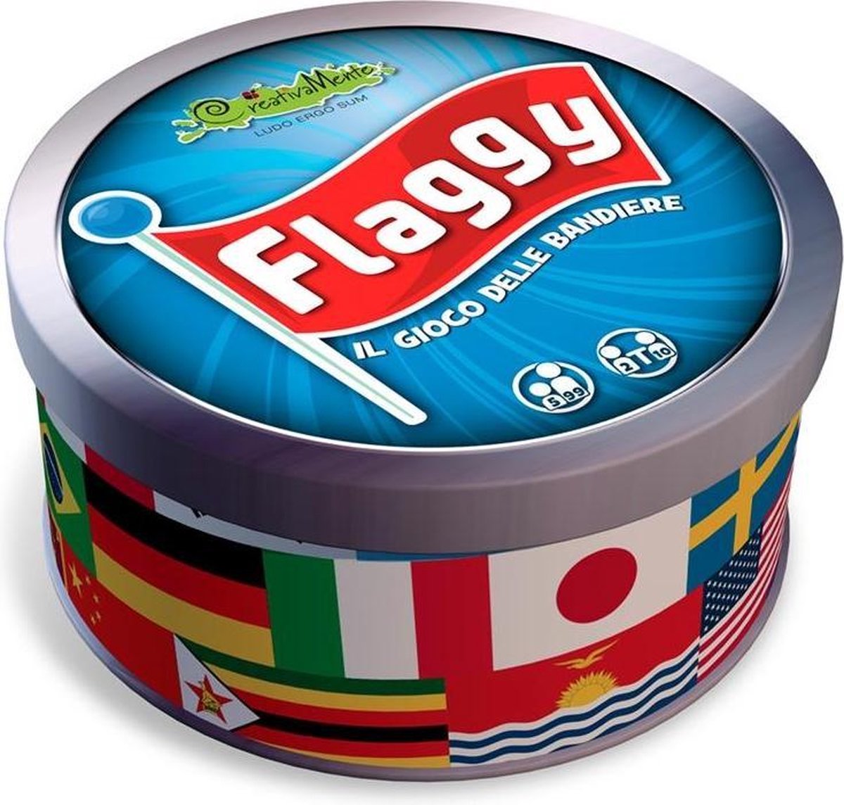 Creativamente Reisspel Flaggy The Game Of Flags 6 X 9 Cm Karton
