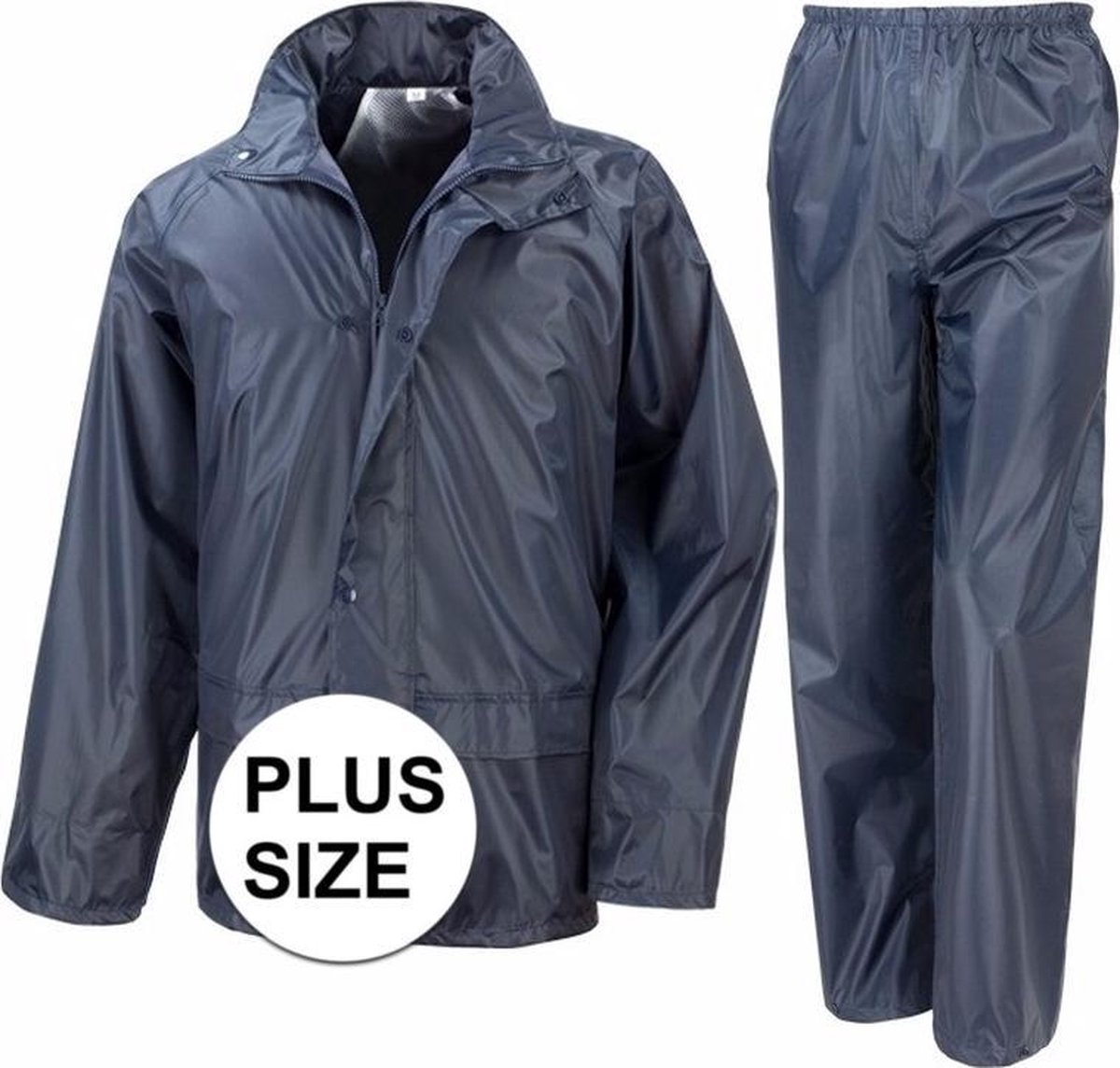 Grote maten navy All Weather regenpak voor volwassenen 3XL (48/58)