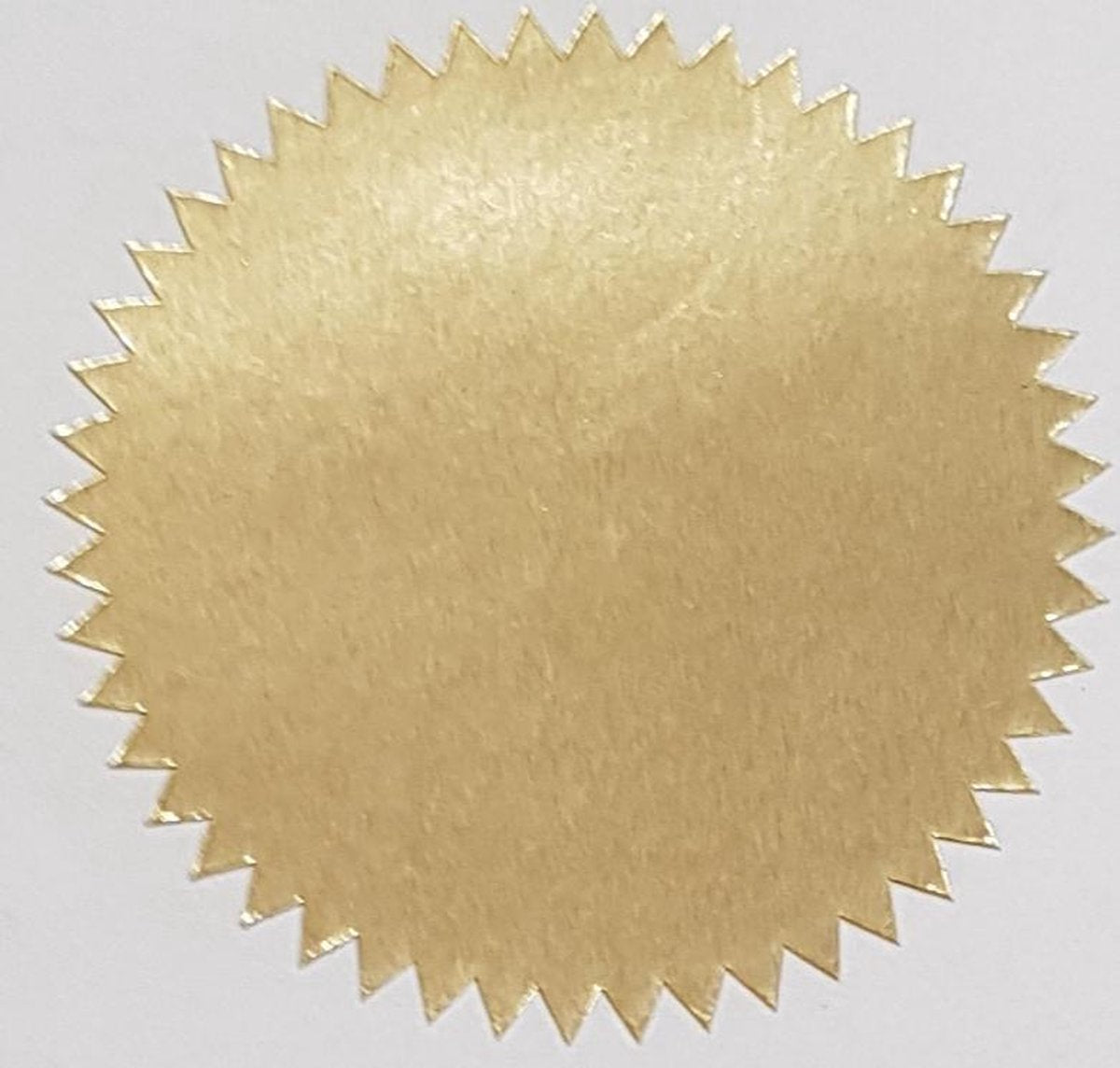 Goudkleurige sluitzegel