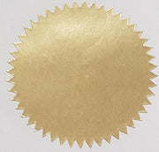 Goudkleurige sluitzegel