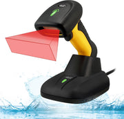 NUSCAN 5200TR 2.4GHz RF Wireless Antimicrobial Waterproof Industry Wireless 2D Barcode Scanner