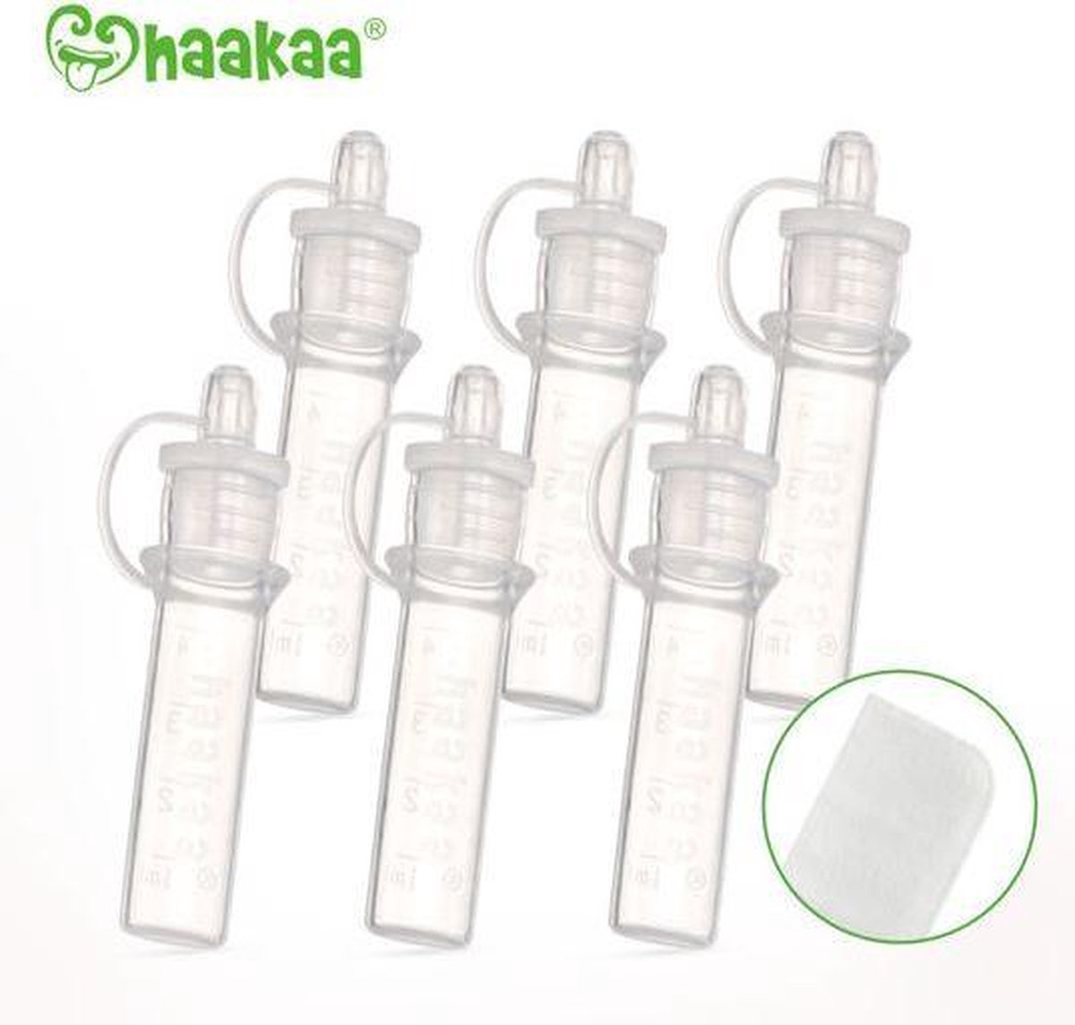 Haakaa 6x Colostrum collectors Siliconen - Moedermelk bewaren