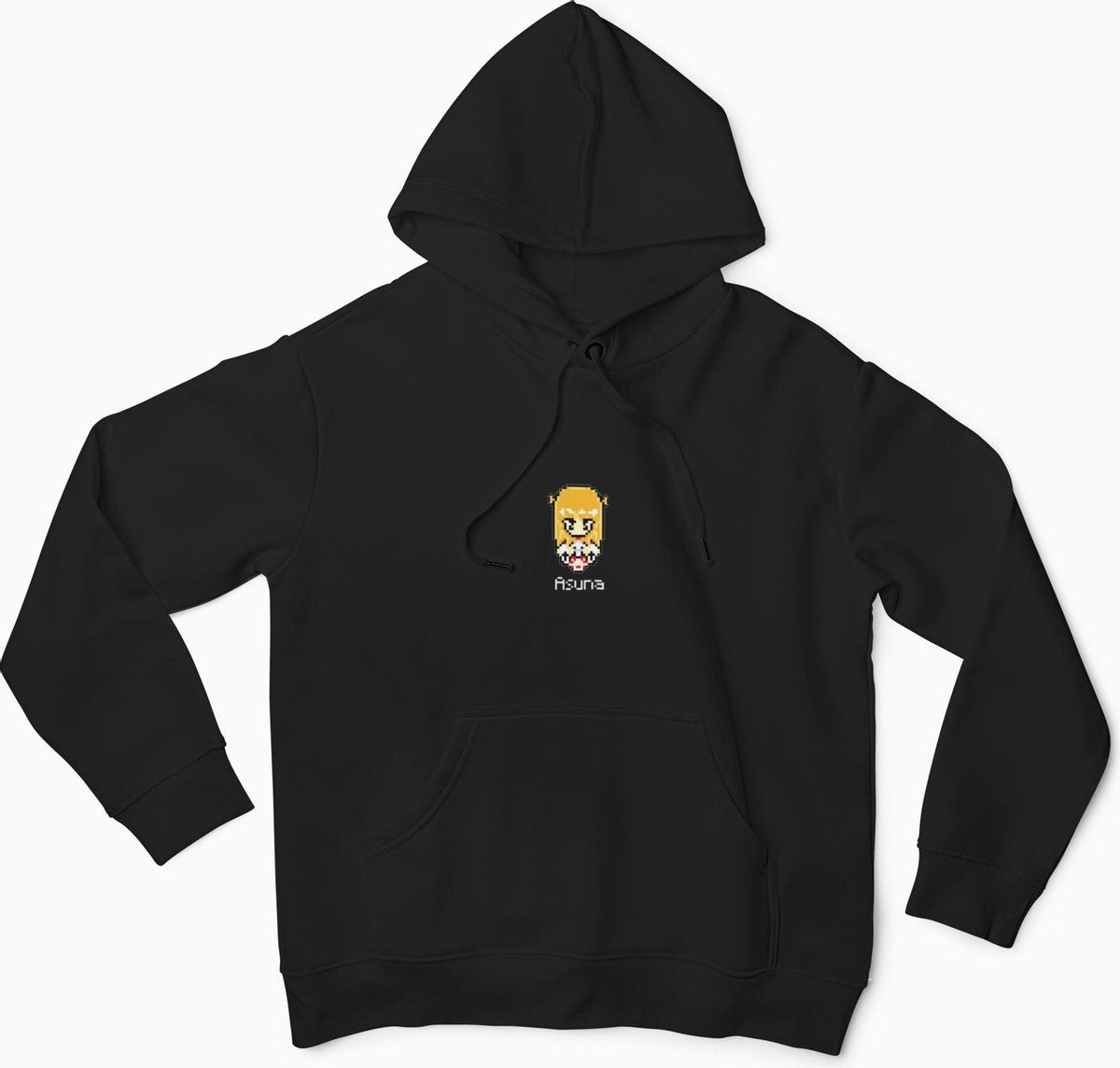 SAO Asuna Pixel Unisex Hoodie - Sword Art Online - Anime Manga MMORPG Fantasy VR Merchandise Merch - Maat S