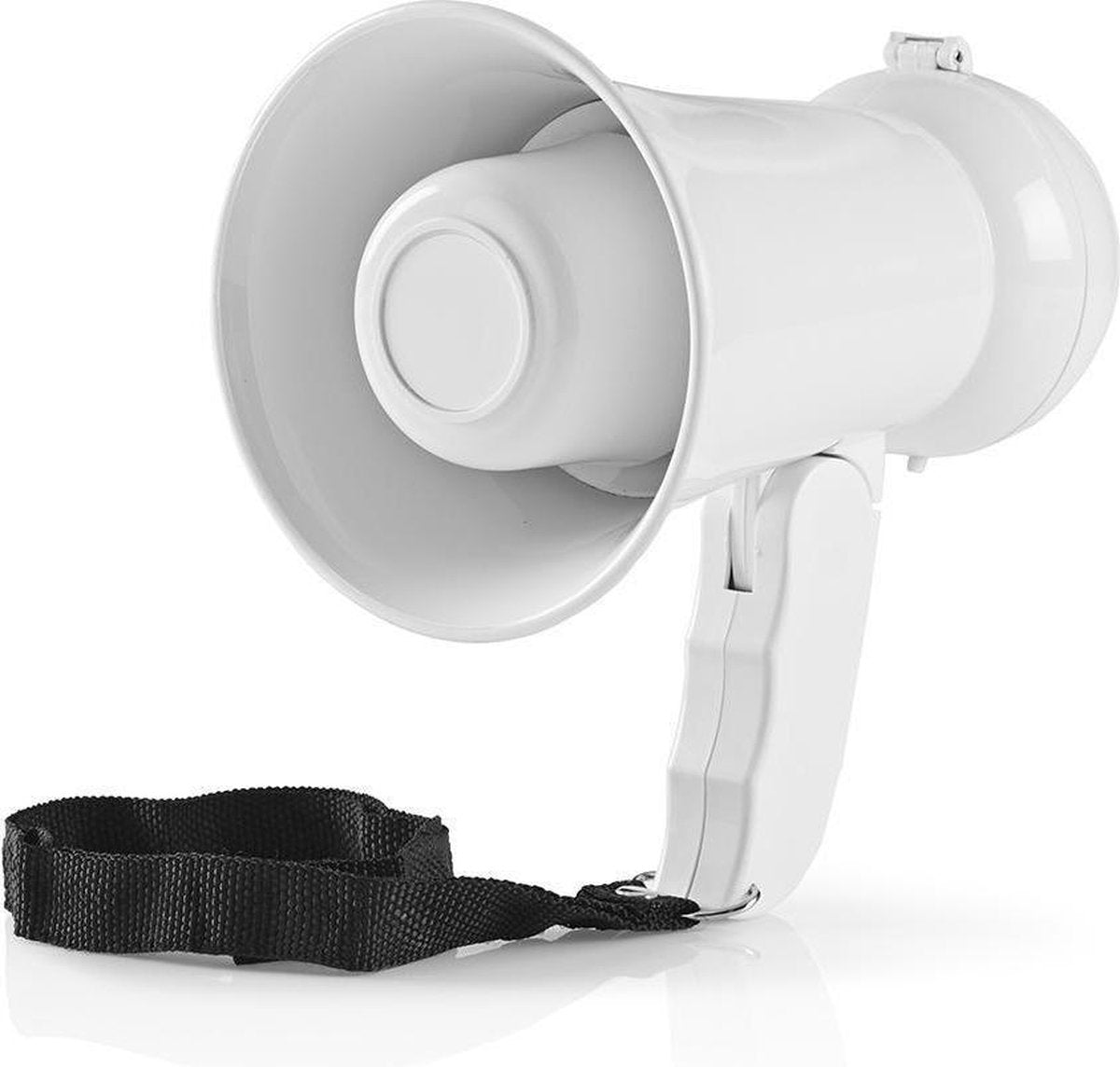 Megaphone 15 W Built-In Microphone White